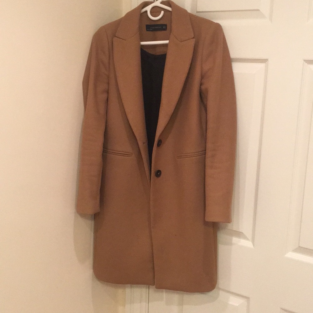 Zara Camel Coat - size S